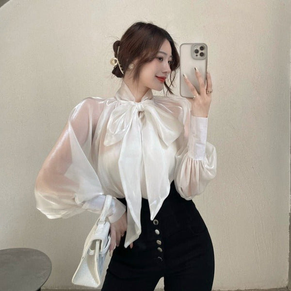 Luxe Statement Bow Top - Hey Babe